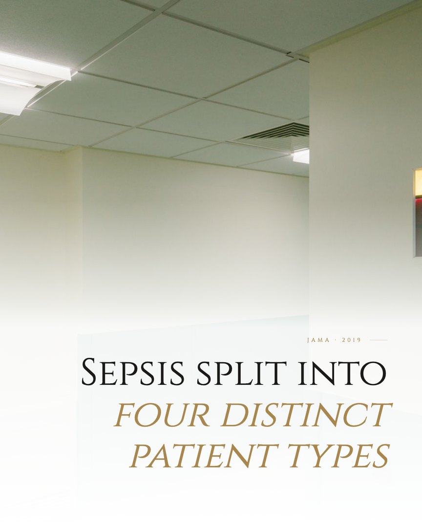 Crescent Discovery Series cover: Sepsis split into four distinct patient types