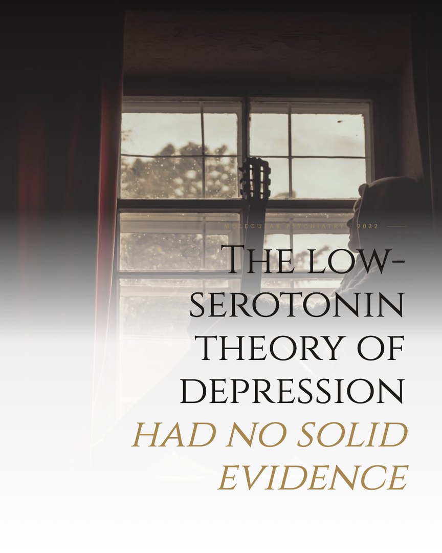 Crescent Discovery Series cover: The low-serotonin theory of depression had no solid evidence