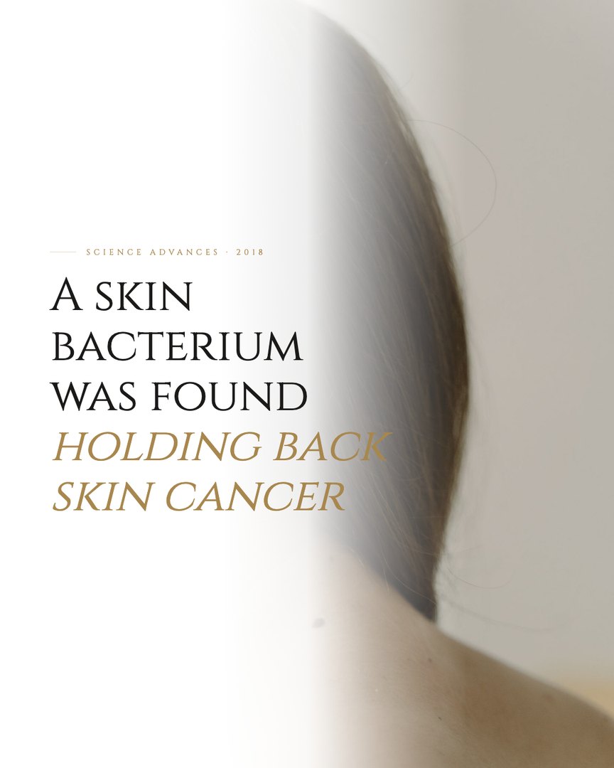 Crescent Discovery Series cover: A skin bacterium was found holding back skin cancer