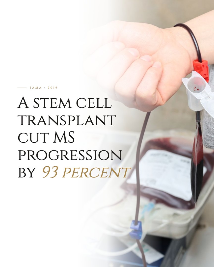 Crescent Discovery Series cover: A stem cell transplant cut MS progression by 93 percent