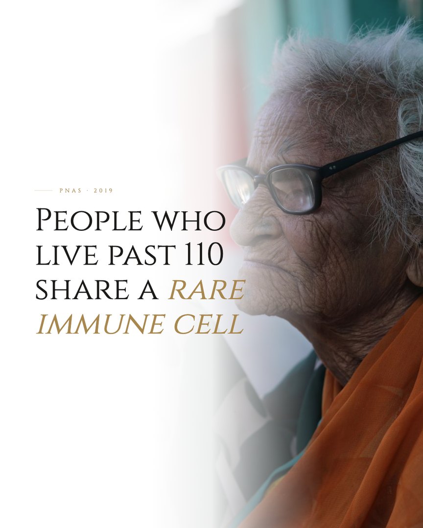 Crescent Discovery Series cover: People who live past 110 share a rare immune cell