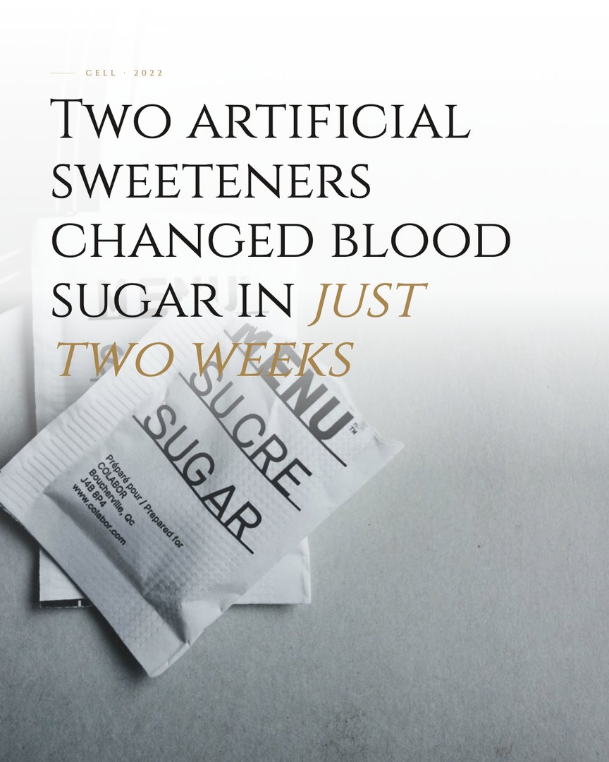 Crescent Discovery Series cover: Two artificial sweeteners changed blood sugar in just two weeks