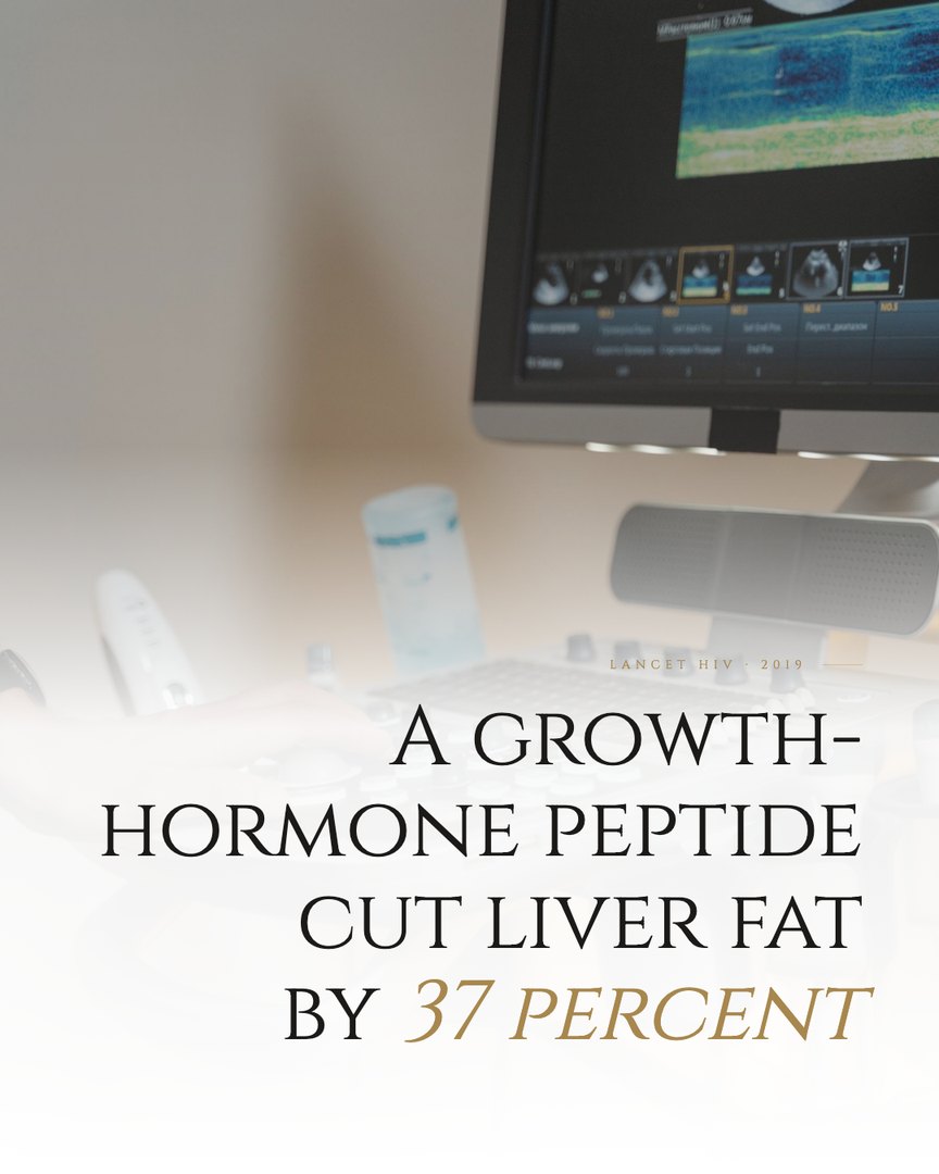 Crescent Discovery Series cover: A growth-hormone peptide cut liver fat by 37 percent