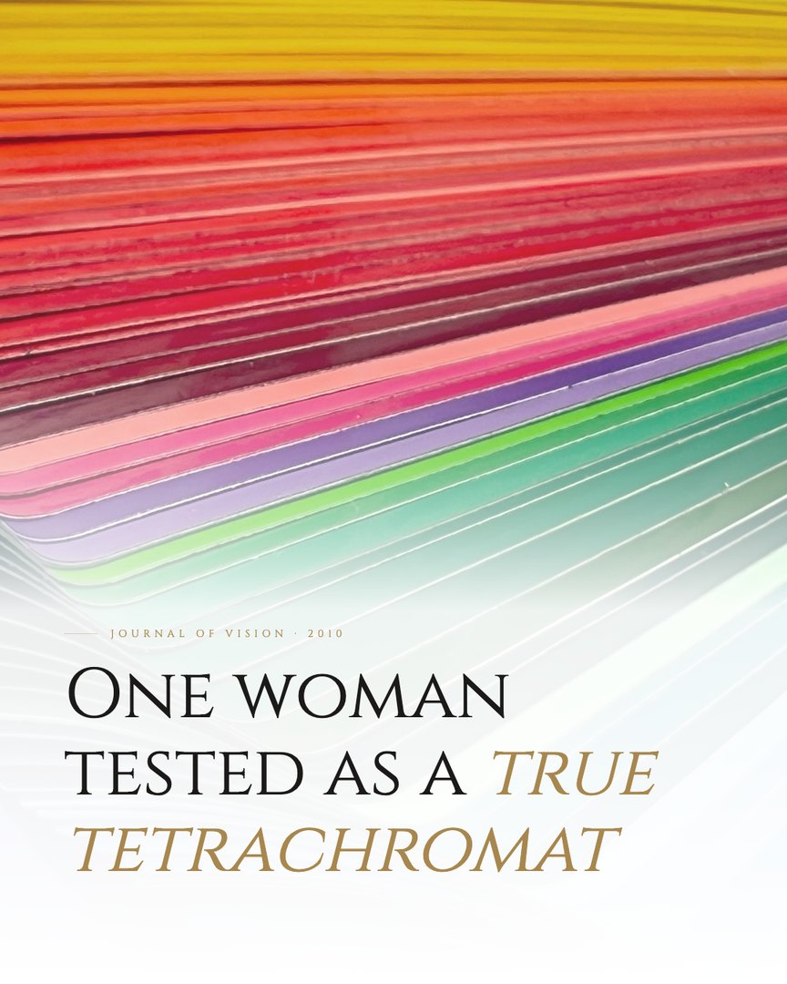 Crescent Discovery Series cover: One woman tested as a true tetrachromat