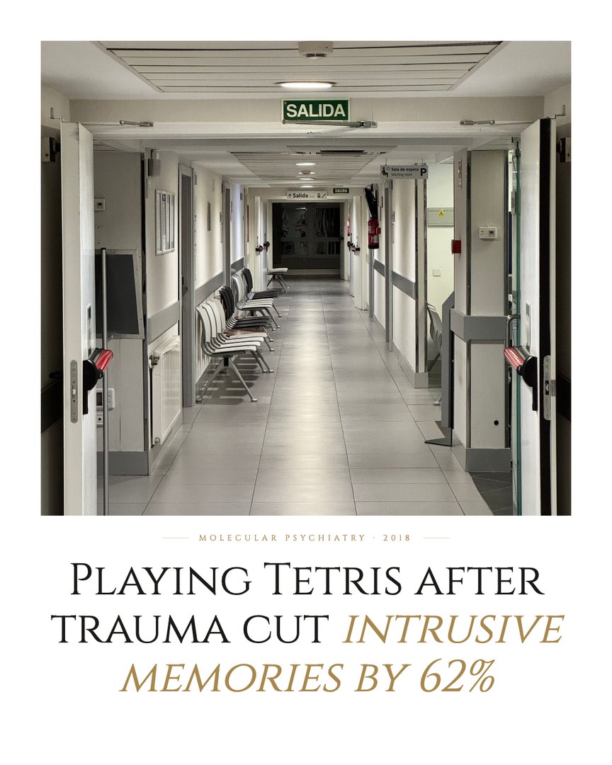 Crescent Discovery Series cover: Playing Tetris after trauma cut intrusive memories by 62%