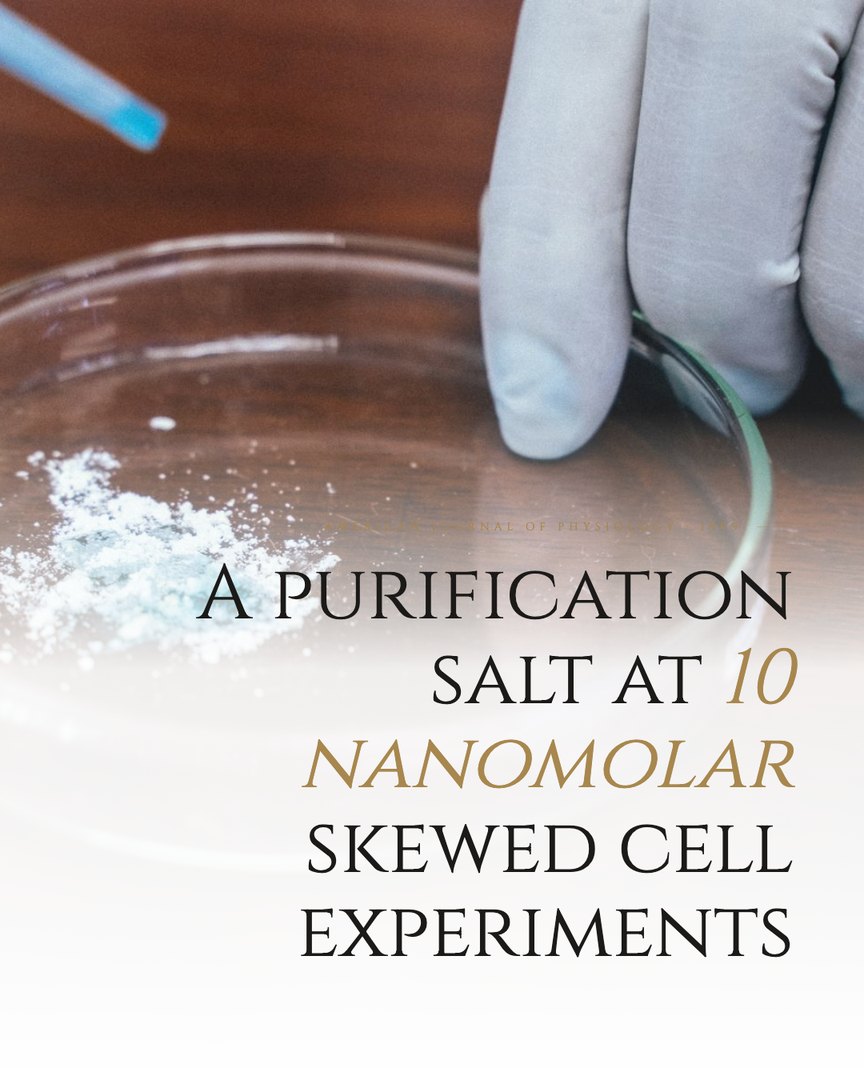 Crescent Discovery Series cover: A purification salt at 10 nanomolar skewed cell experiments