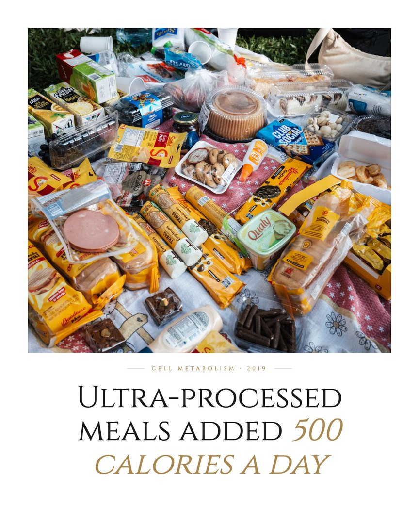 Crescent Discovery Series cover: Ultra-processed meals added 500 calories a day