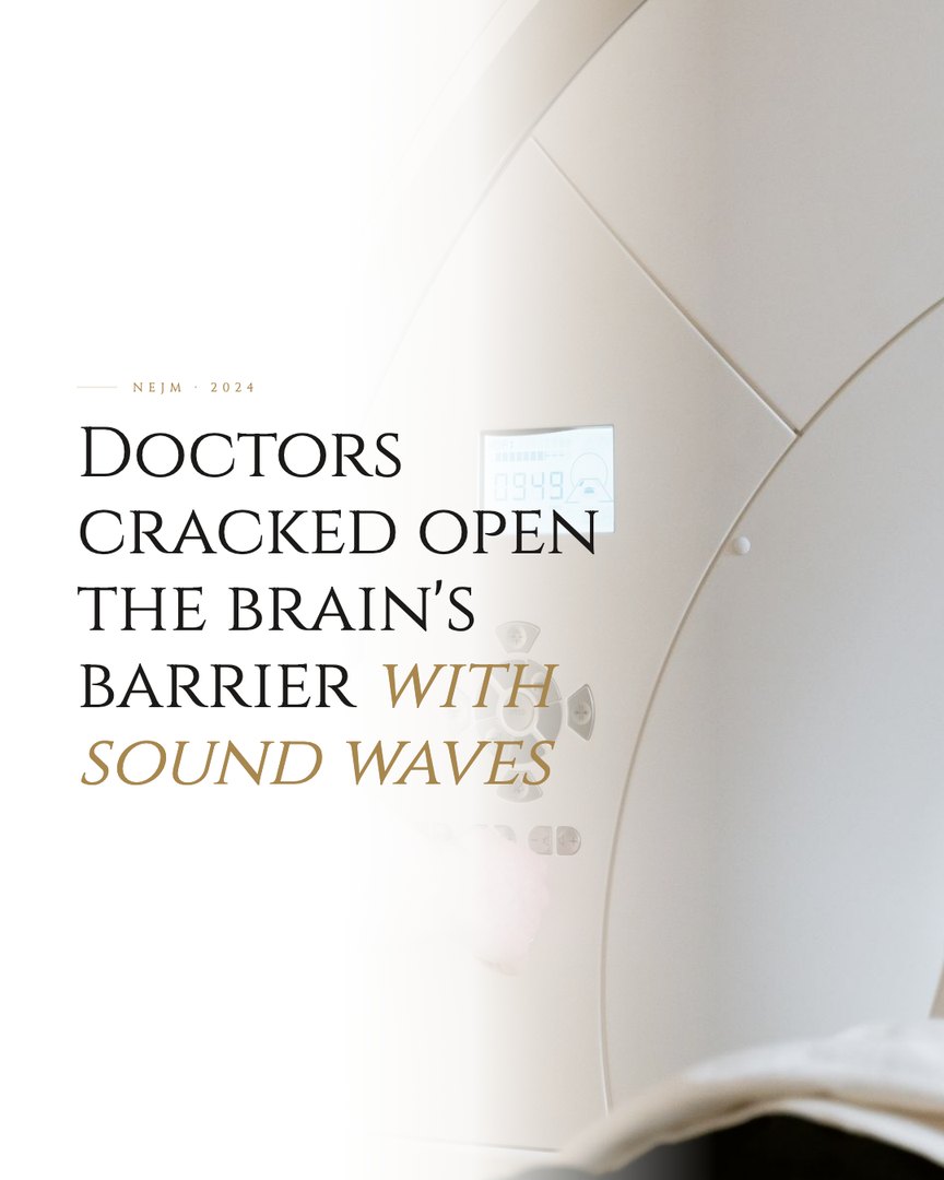 Crescent Discovery Series cover: Doctors cracked open the brain's barrier with sound waves