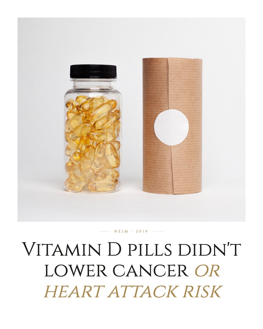 Crescent Discovery Series cover: Vitamin D pills didn't lower cancer or heart attack risk