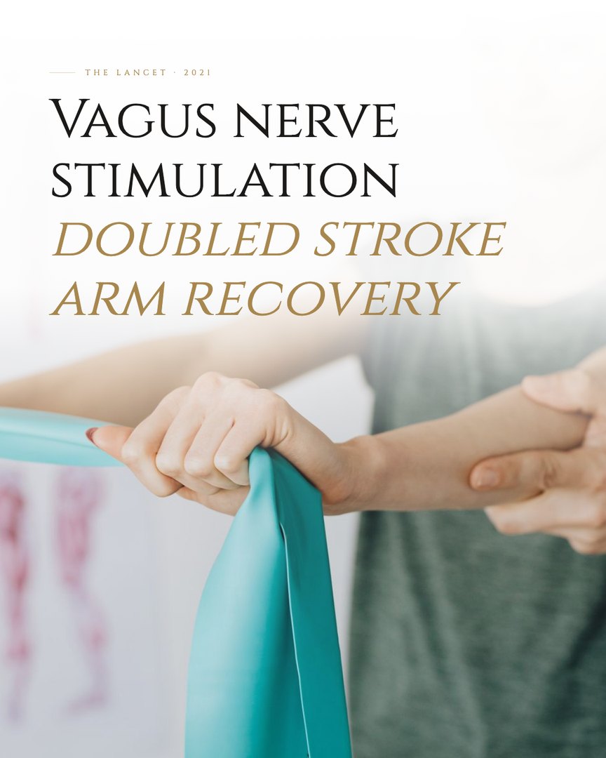 Crescent Discovery Series cover: Vagus nerve stimulation doubled stroke arm recovery