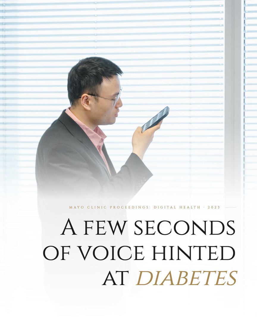 Crescent Discovery Series cover: A few seconds of voice hinted at diabetes