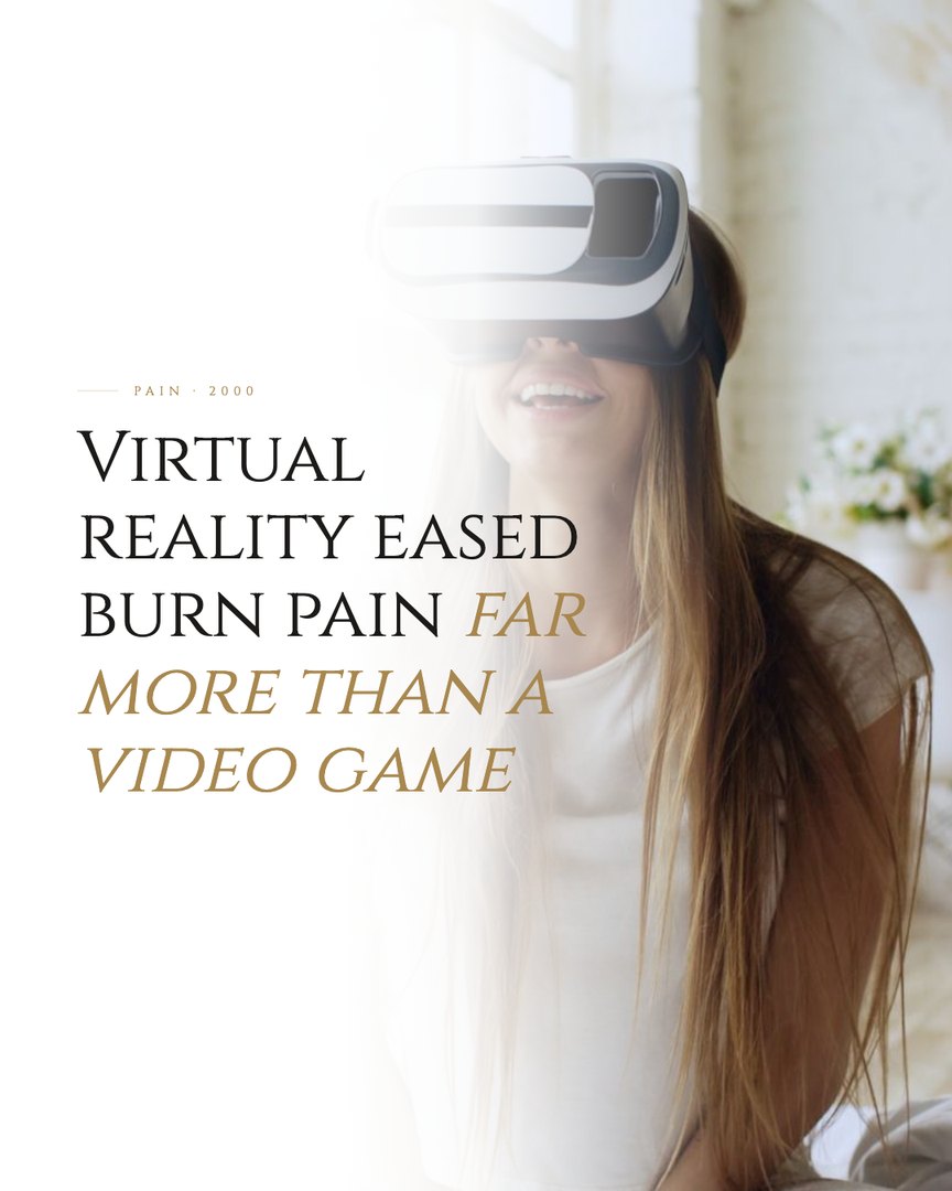 Crescent Discovery Series cover: Virtual reality eased burn pain far more than a video game