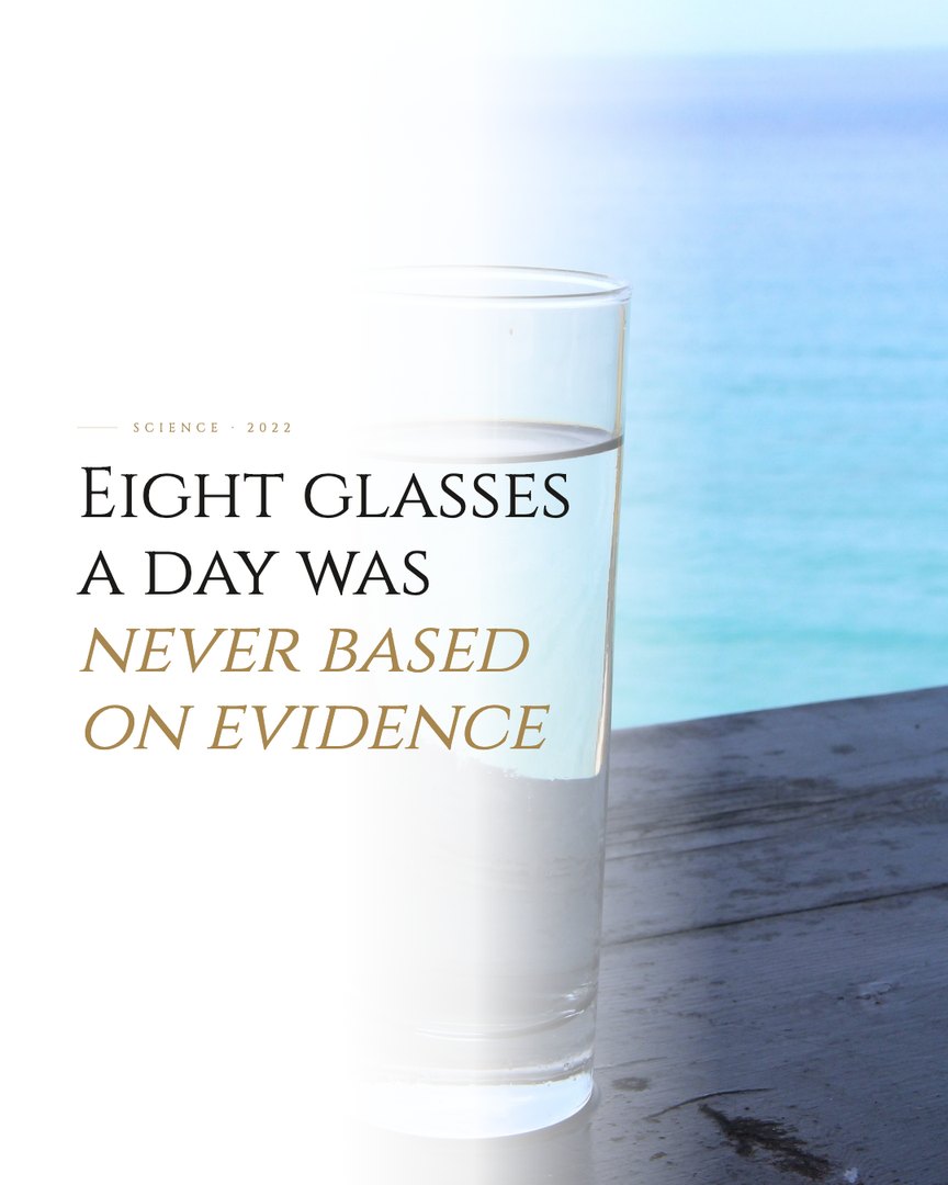 Crescent Discovery Series cover: Eight glasses a day was never based on evidence