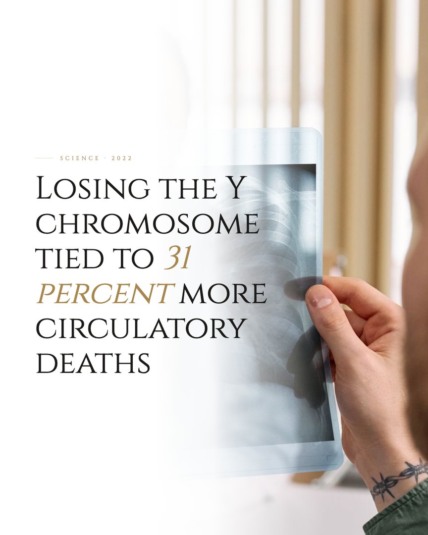 Crescent Discovery Series cover: Losing the Y chromosome tied to 31 percent more circulatory deaths
